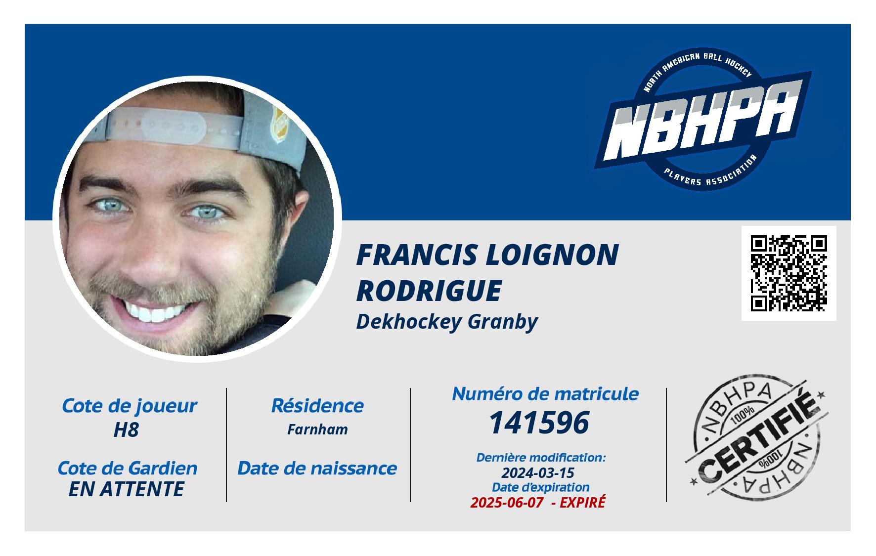 Francis Loignon Rodrigue