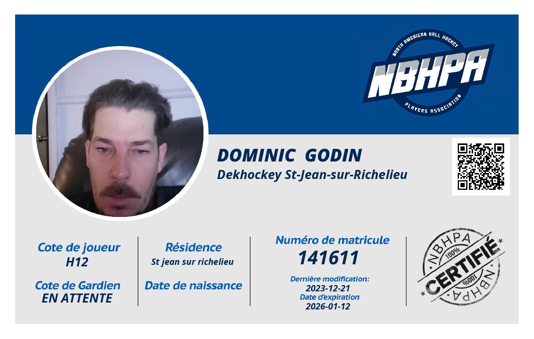 Dominic  Godin 