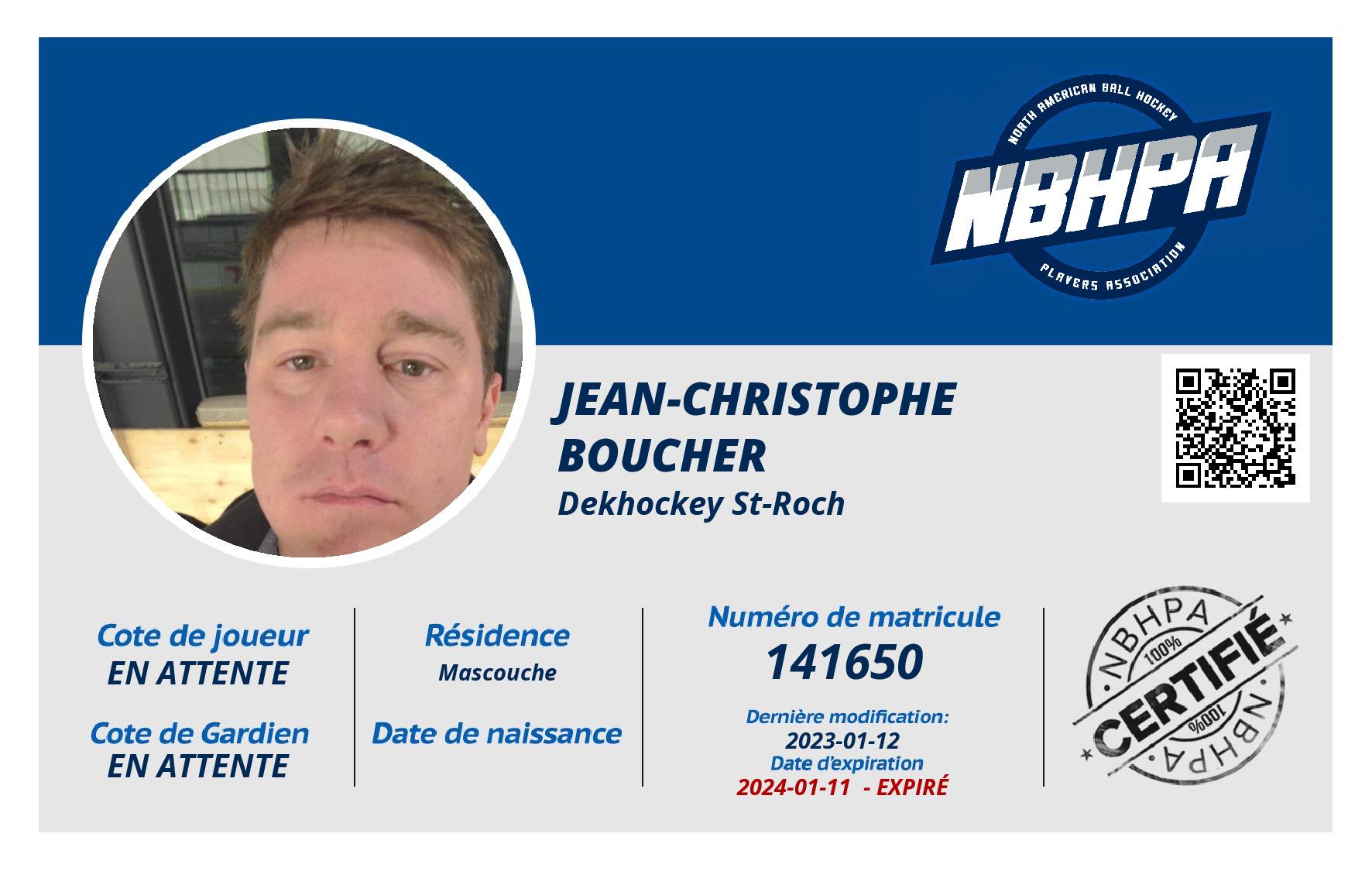 Jean-christophe  Boucher