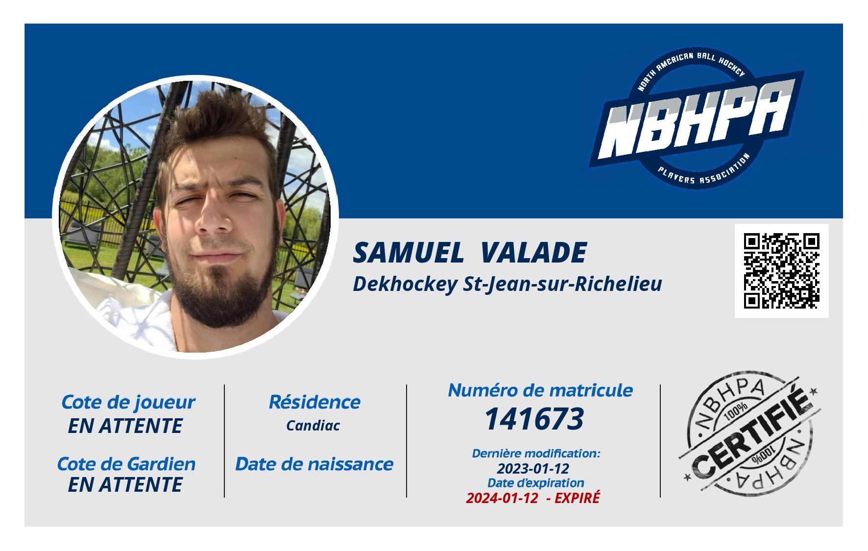 Samuel  Valade