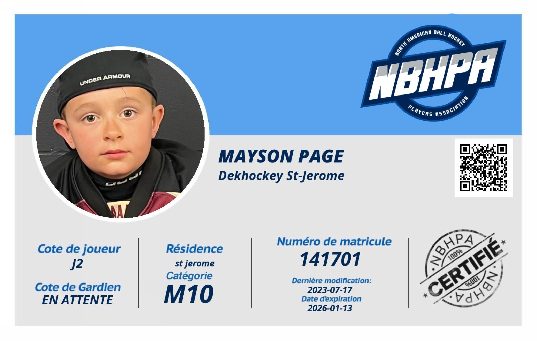 Mayson Page