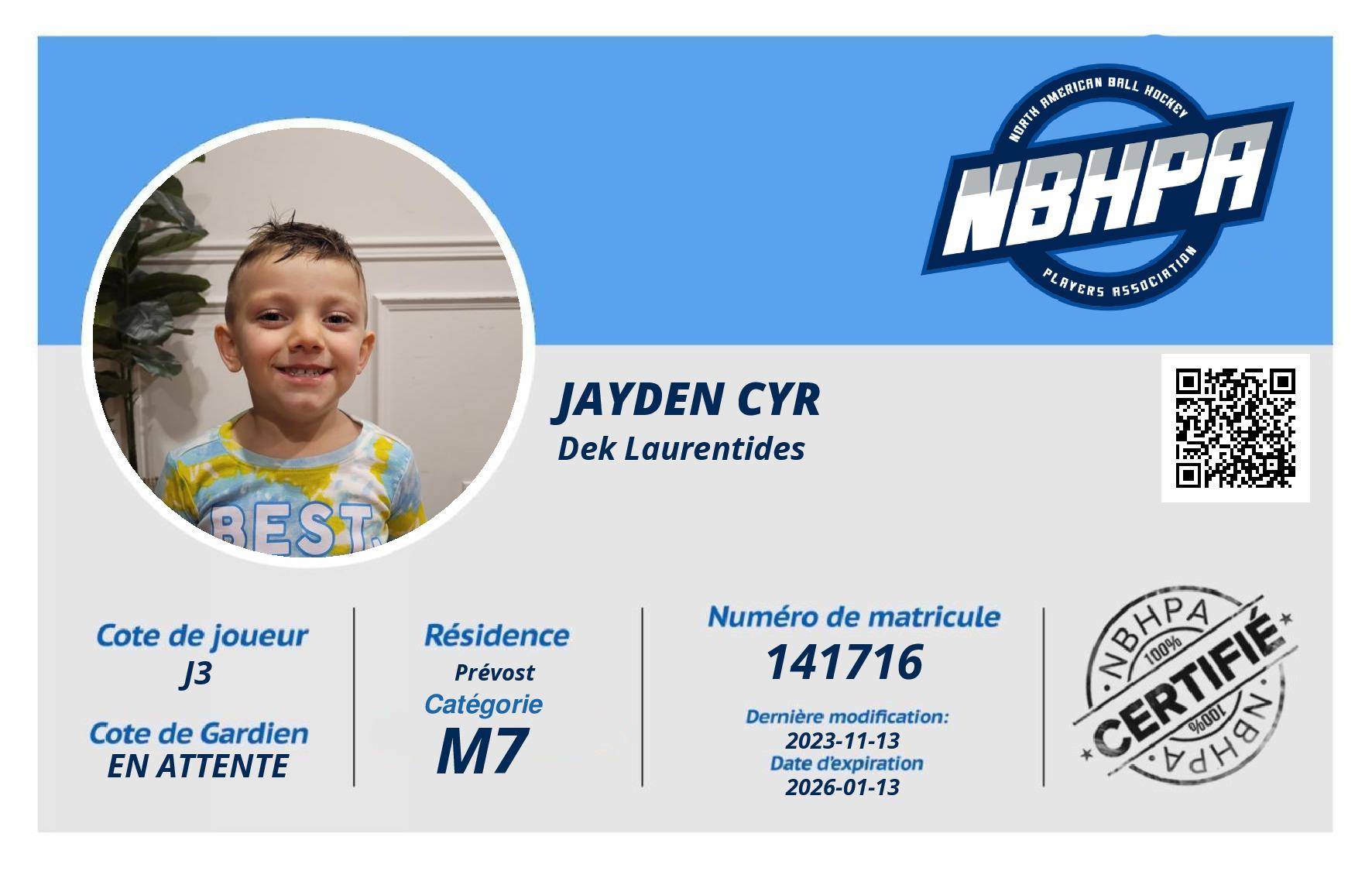 Jayden Cyr