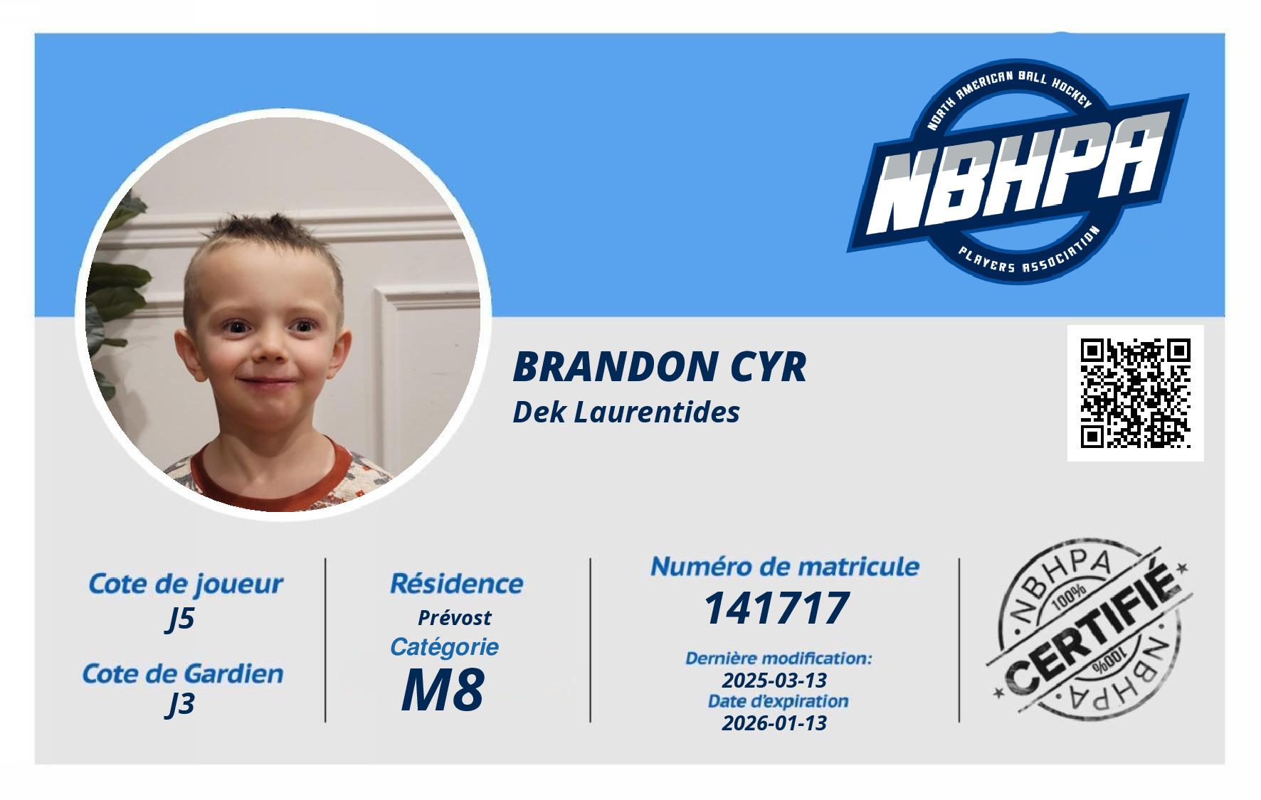 Brandon Cyr
