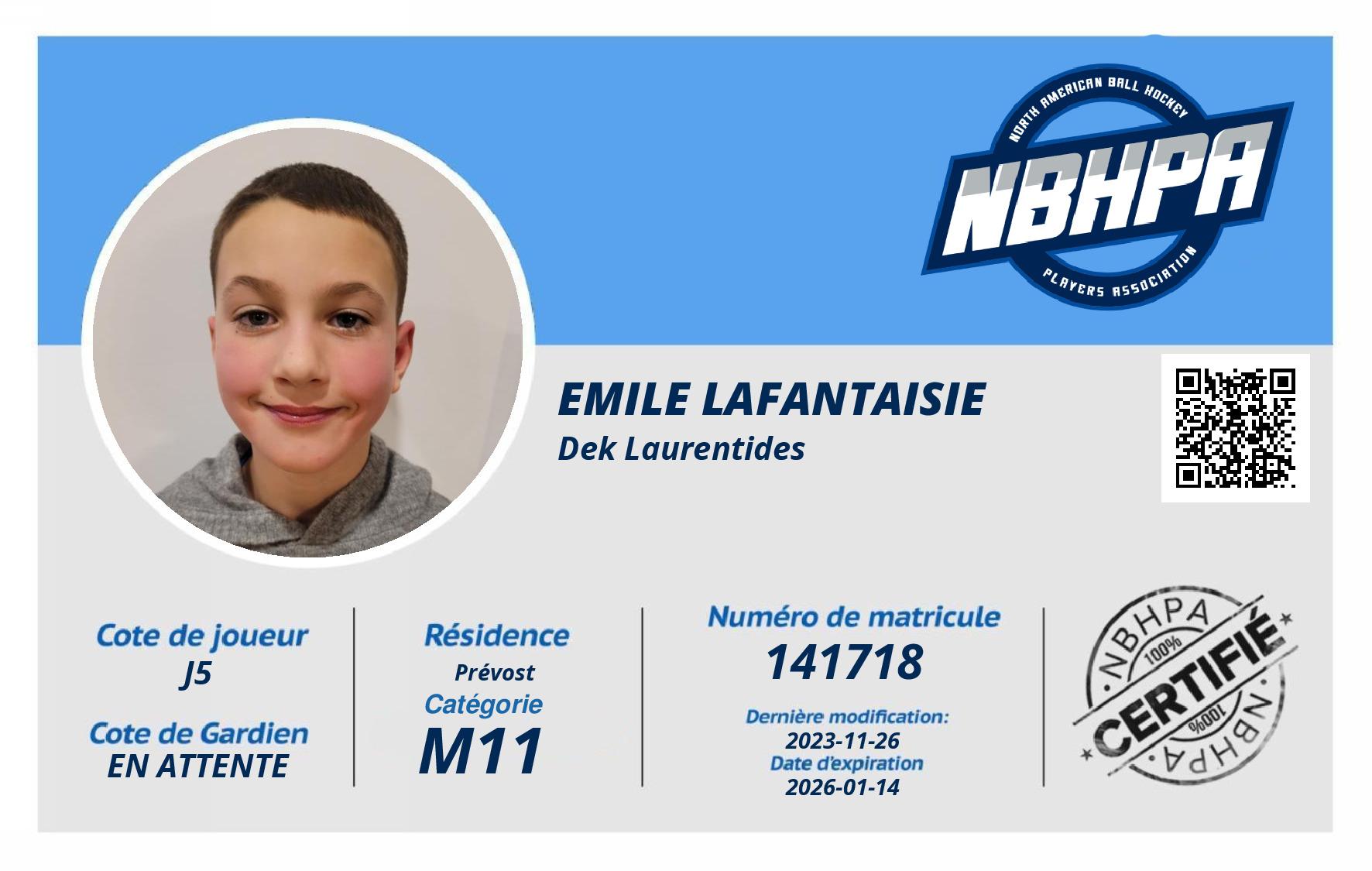 Emile Lafantaisie 