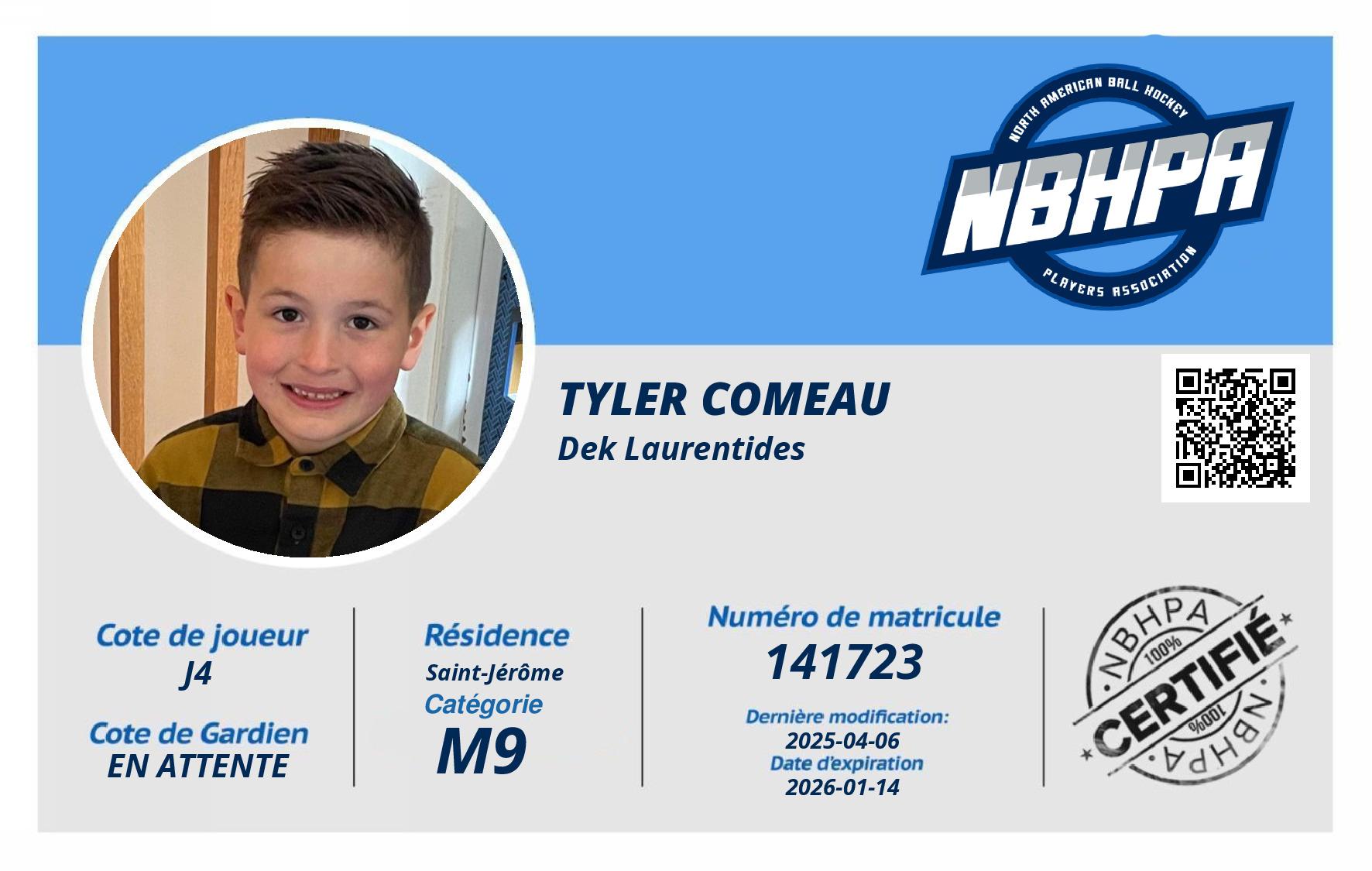 Tyler Comeau