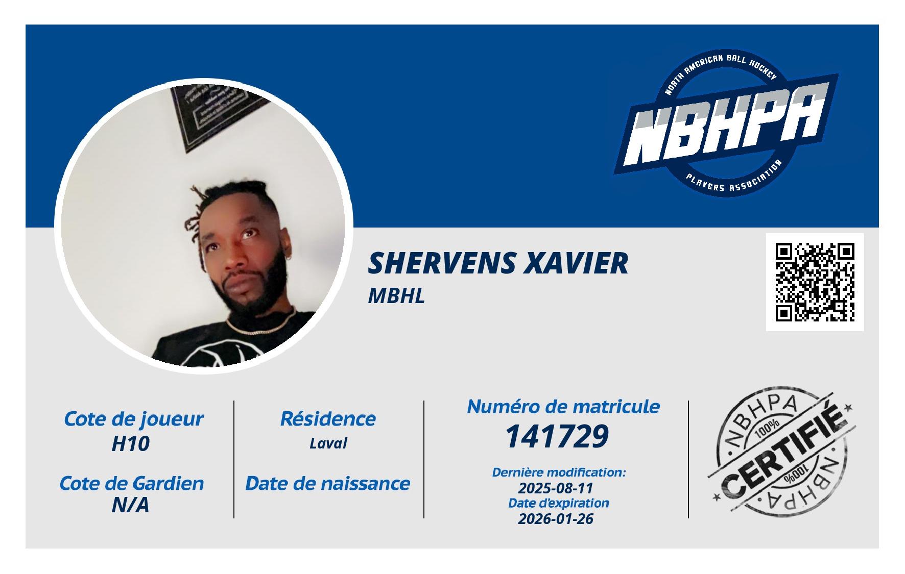 Shervens Xavier