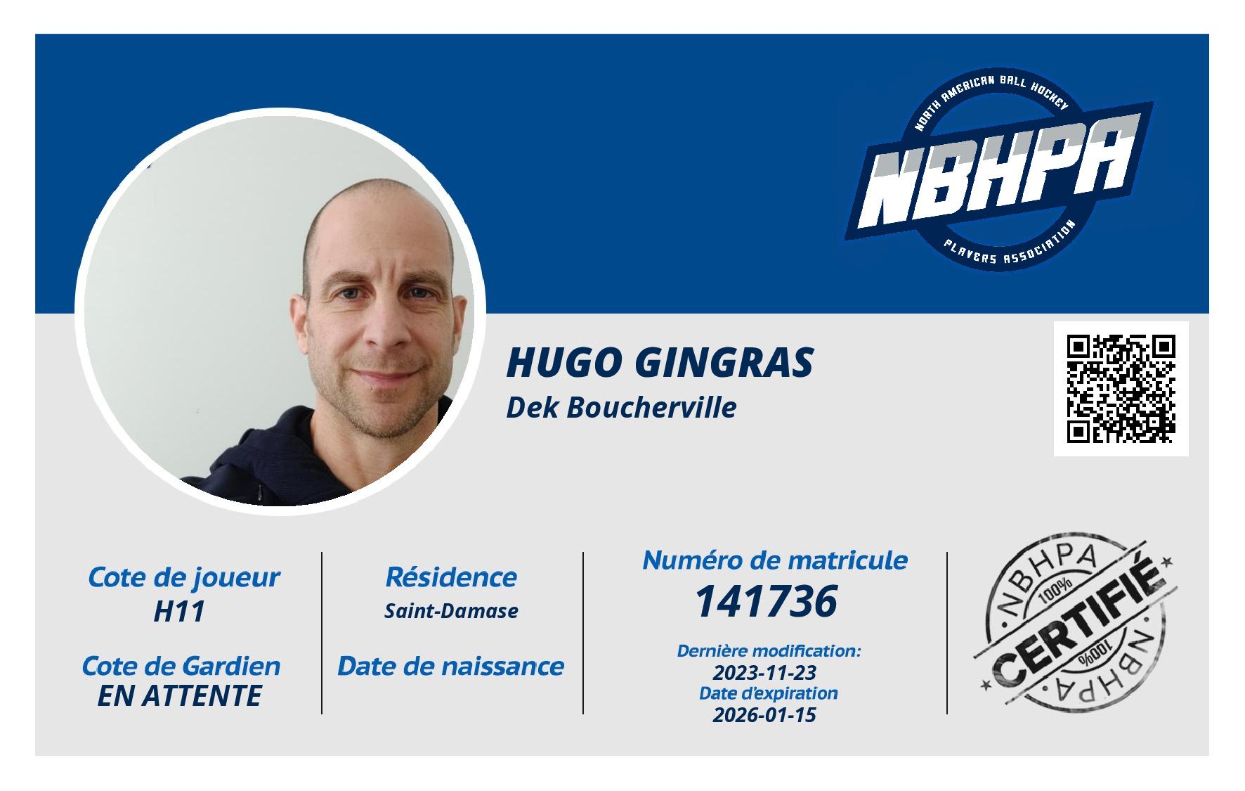 Hugo Gingras
