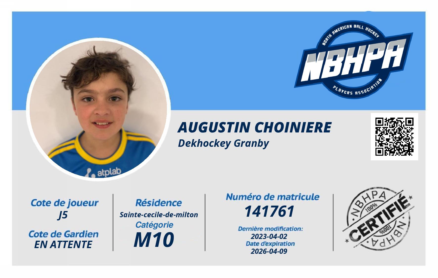 Augustin Choiniere