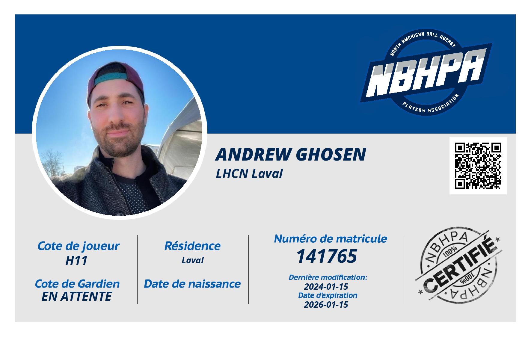 Andrew Ghosen