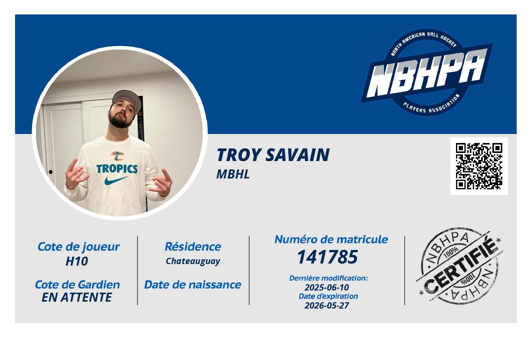 Troy Savain