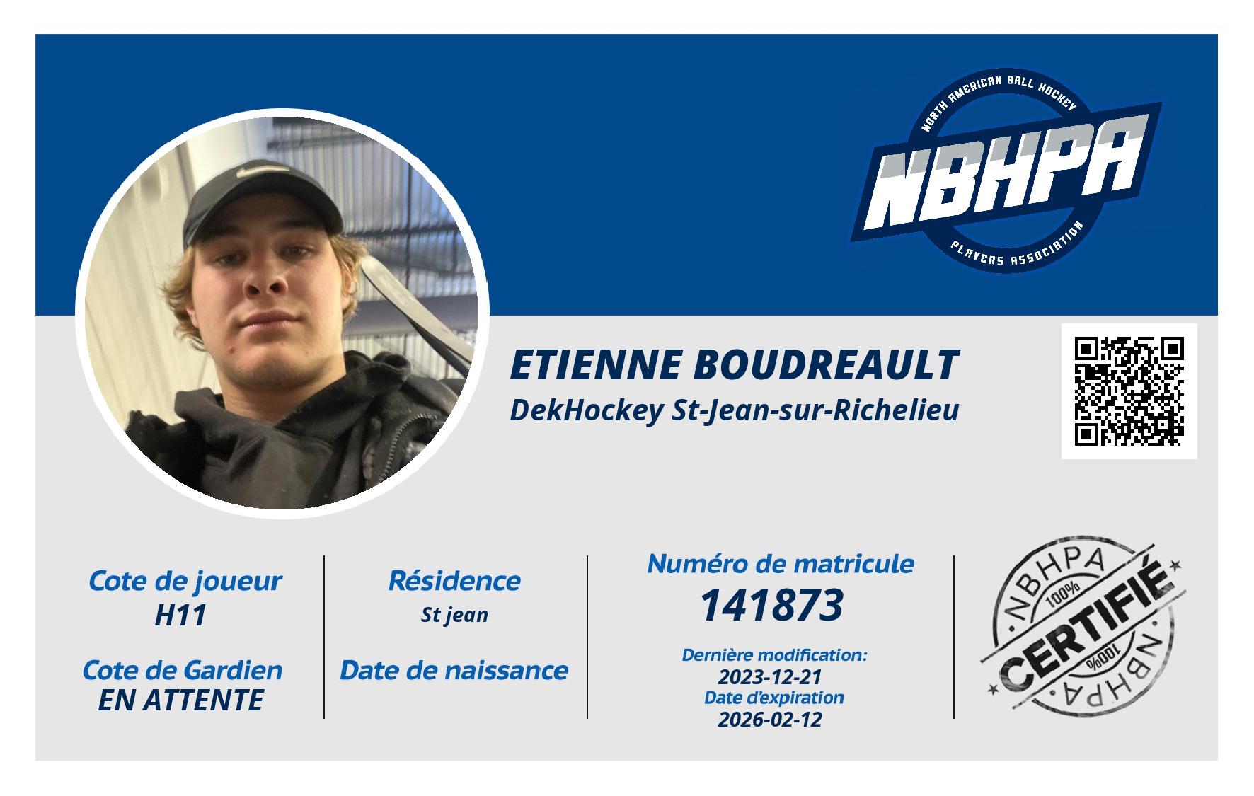 Etienne Boudreault