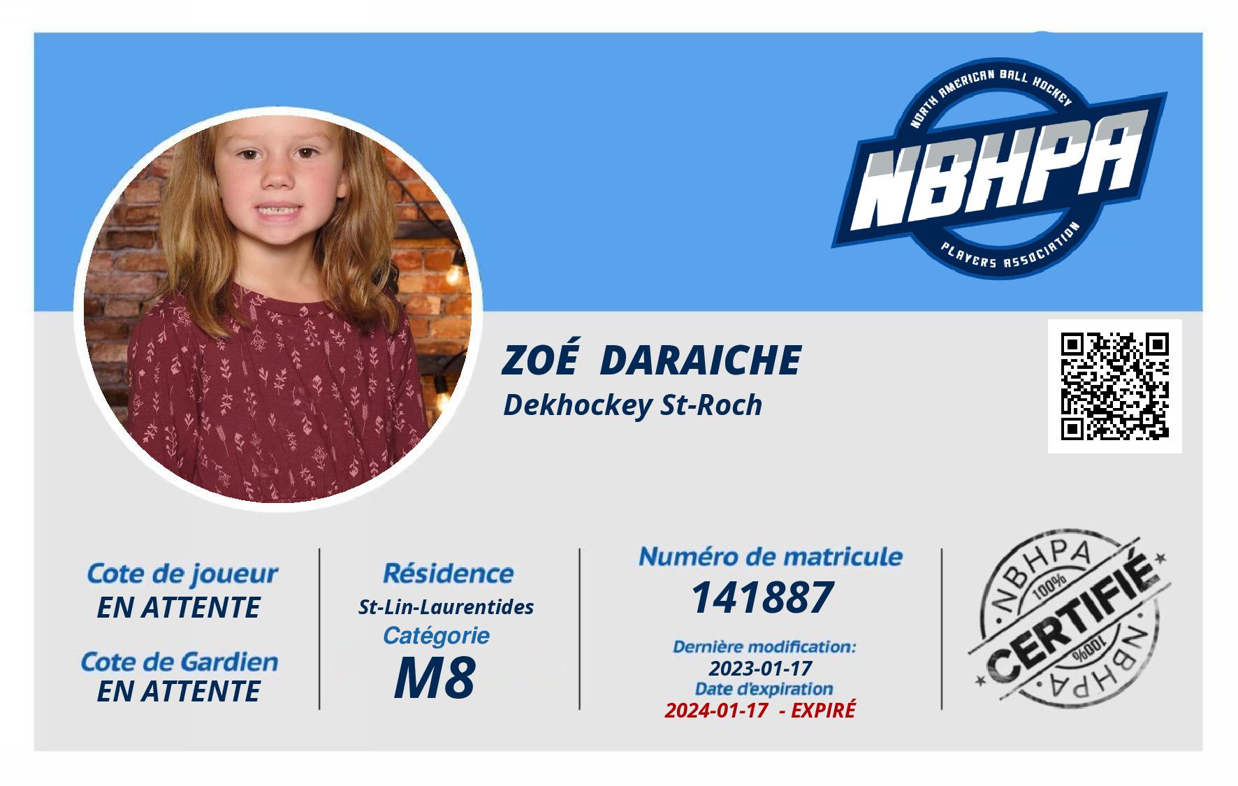 Zoé  Daraiche 
