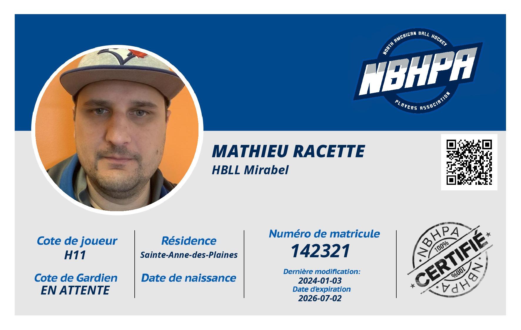 Mathieu Racette