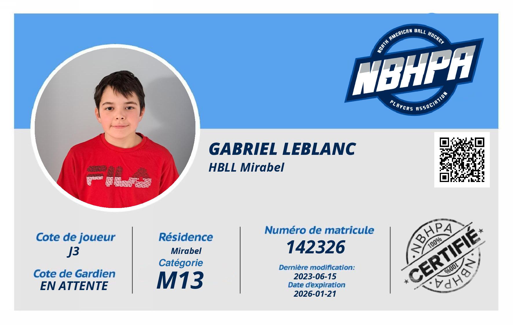 Gabriel LeBlanc