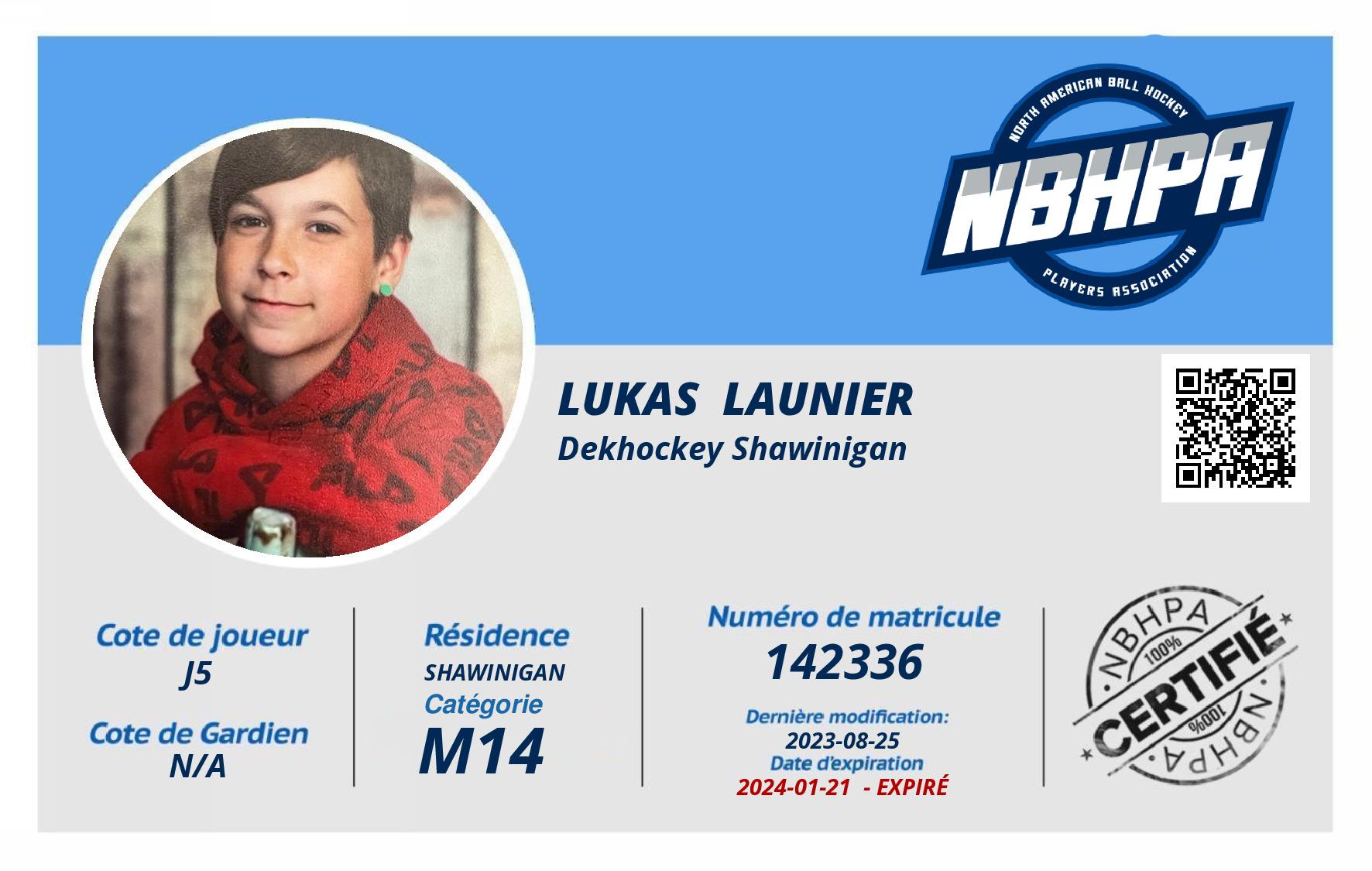 Lukas  Launier 