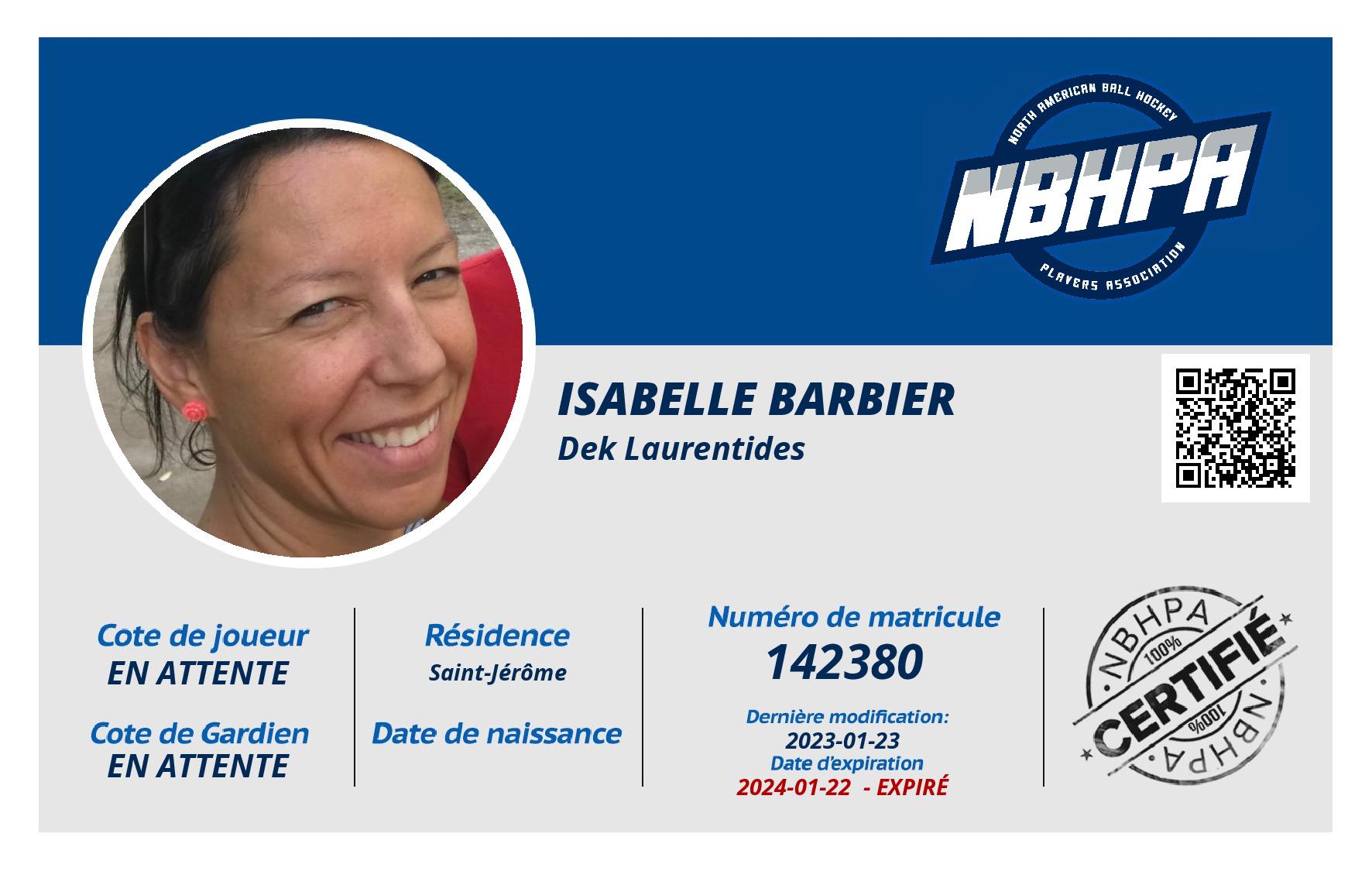 Isabelle Barbier