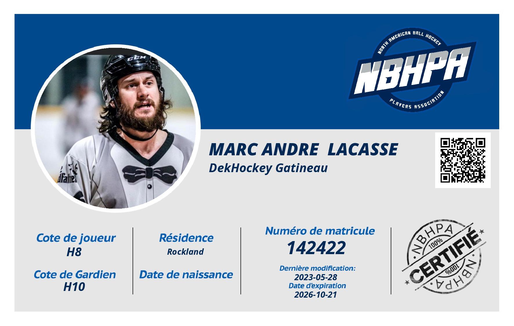 Marc andre  Lacasse 