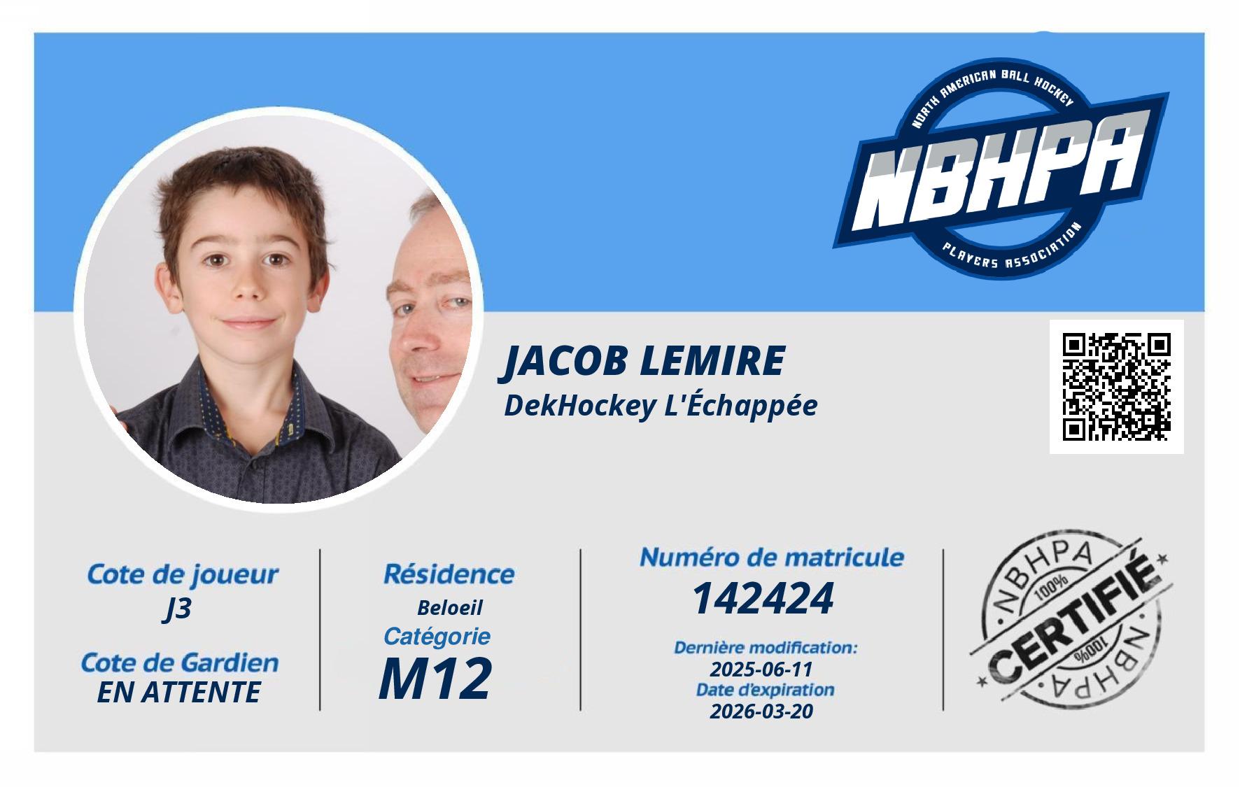 Jacob Lemire
