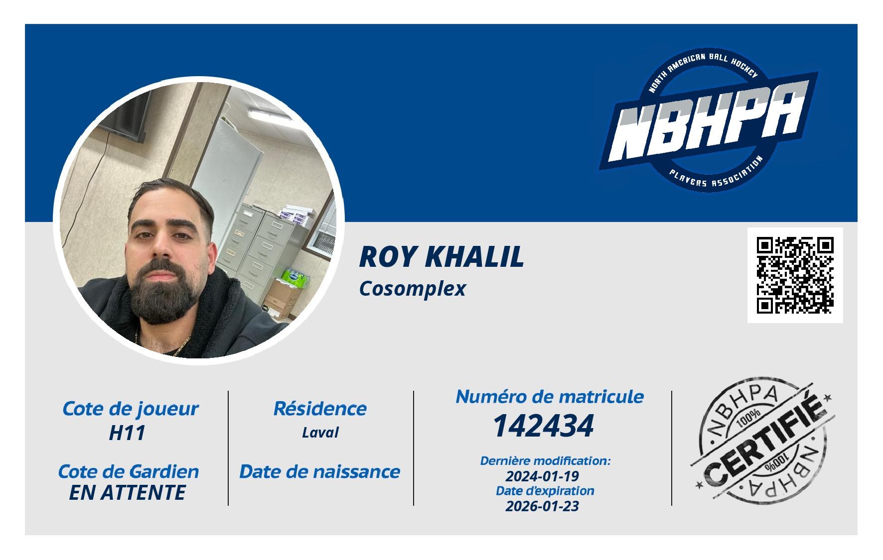Roy Khalil