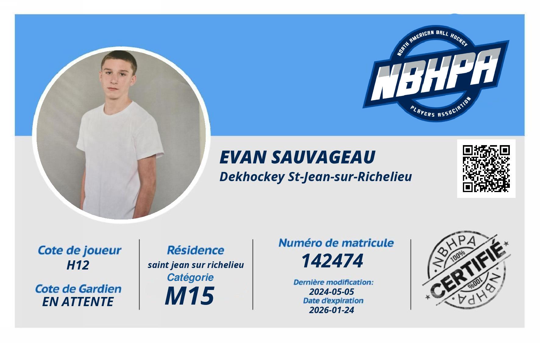 Evan Sauvageau