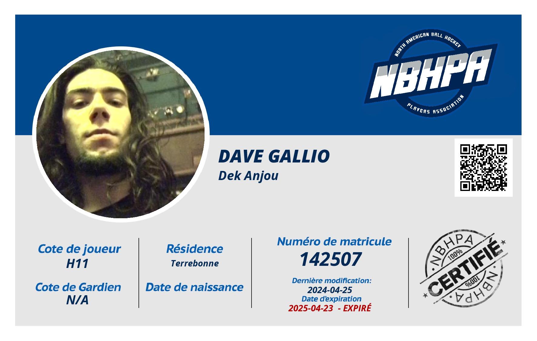 Dave Gallio