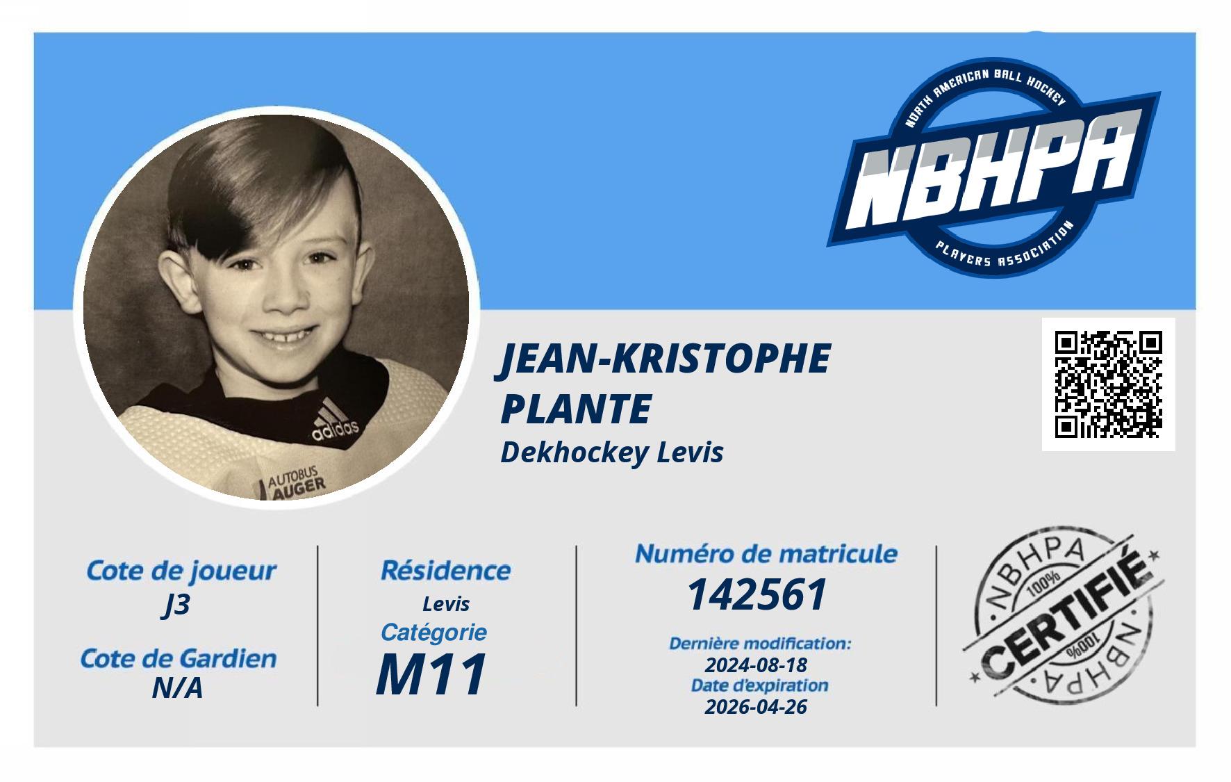 Jean-Kristophe  Plante