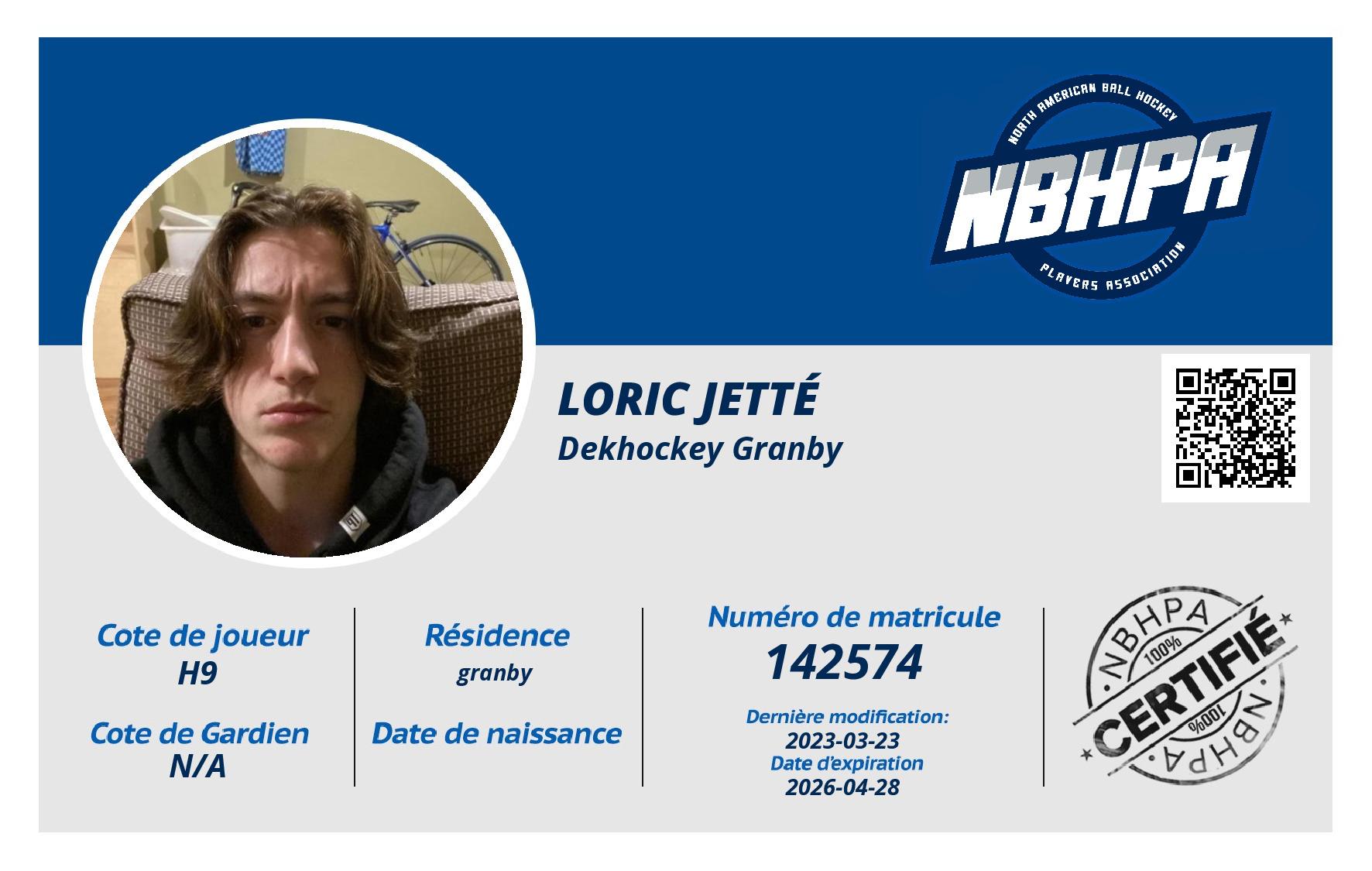 Loric Jetté
