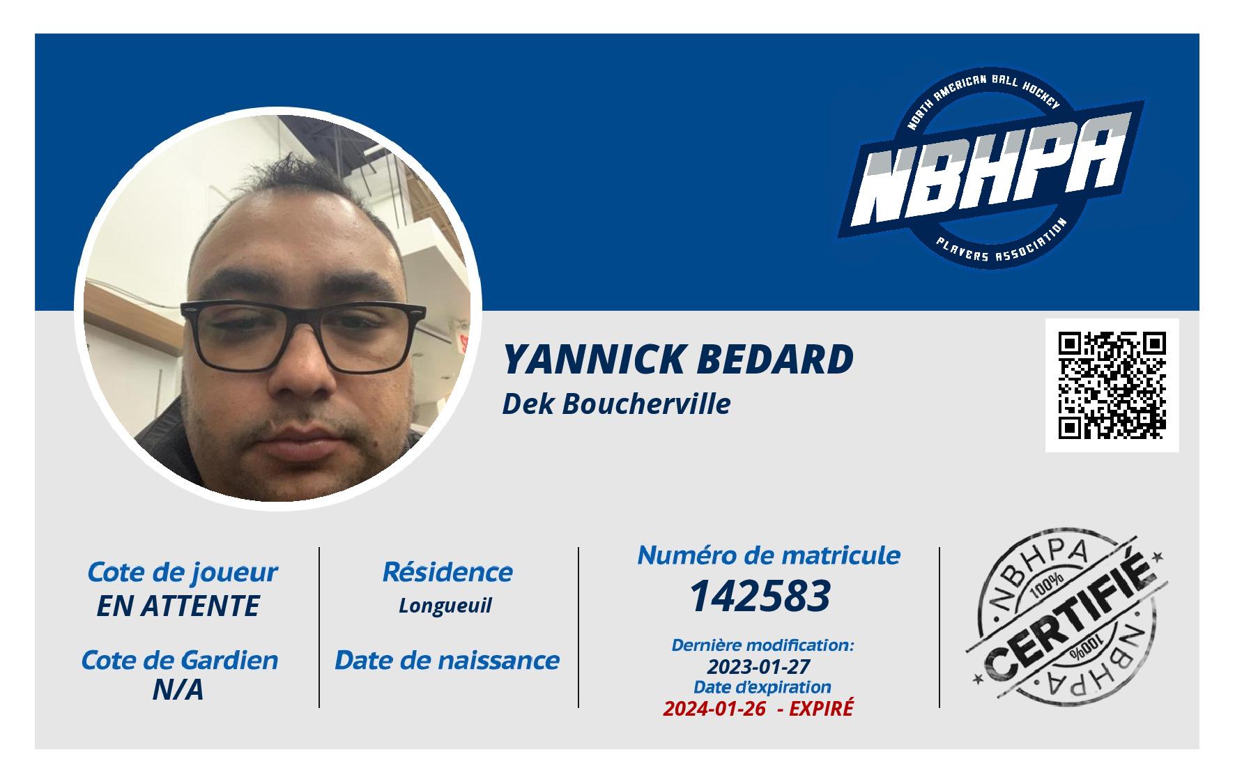 Yannick Bedard