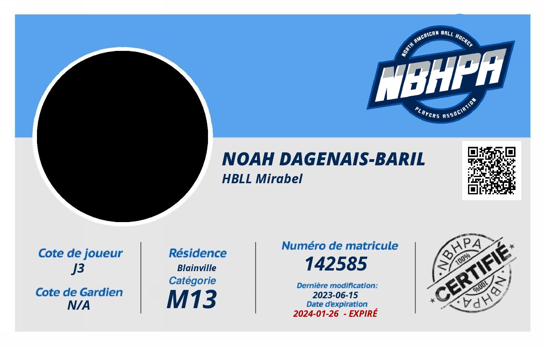 Noah Dagenais-Baril