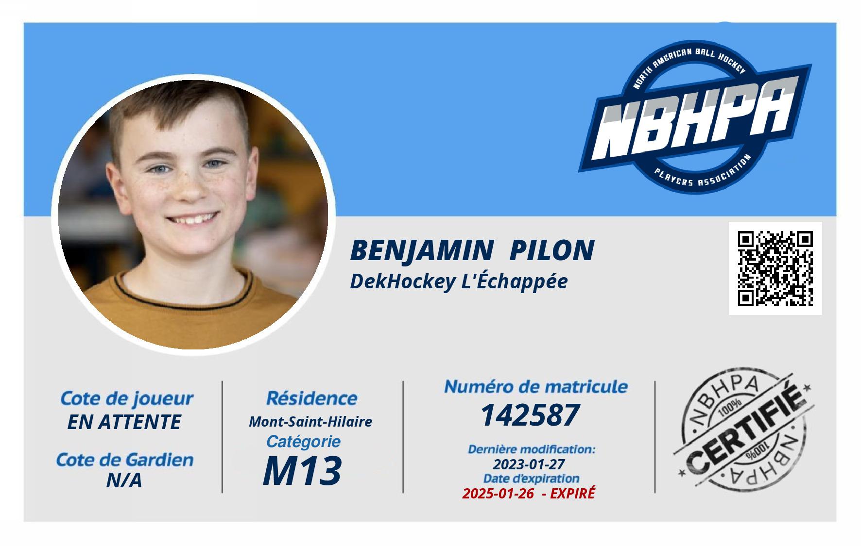 Benjamin  Pilon