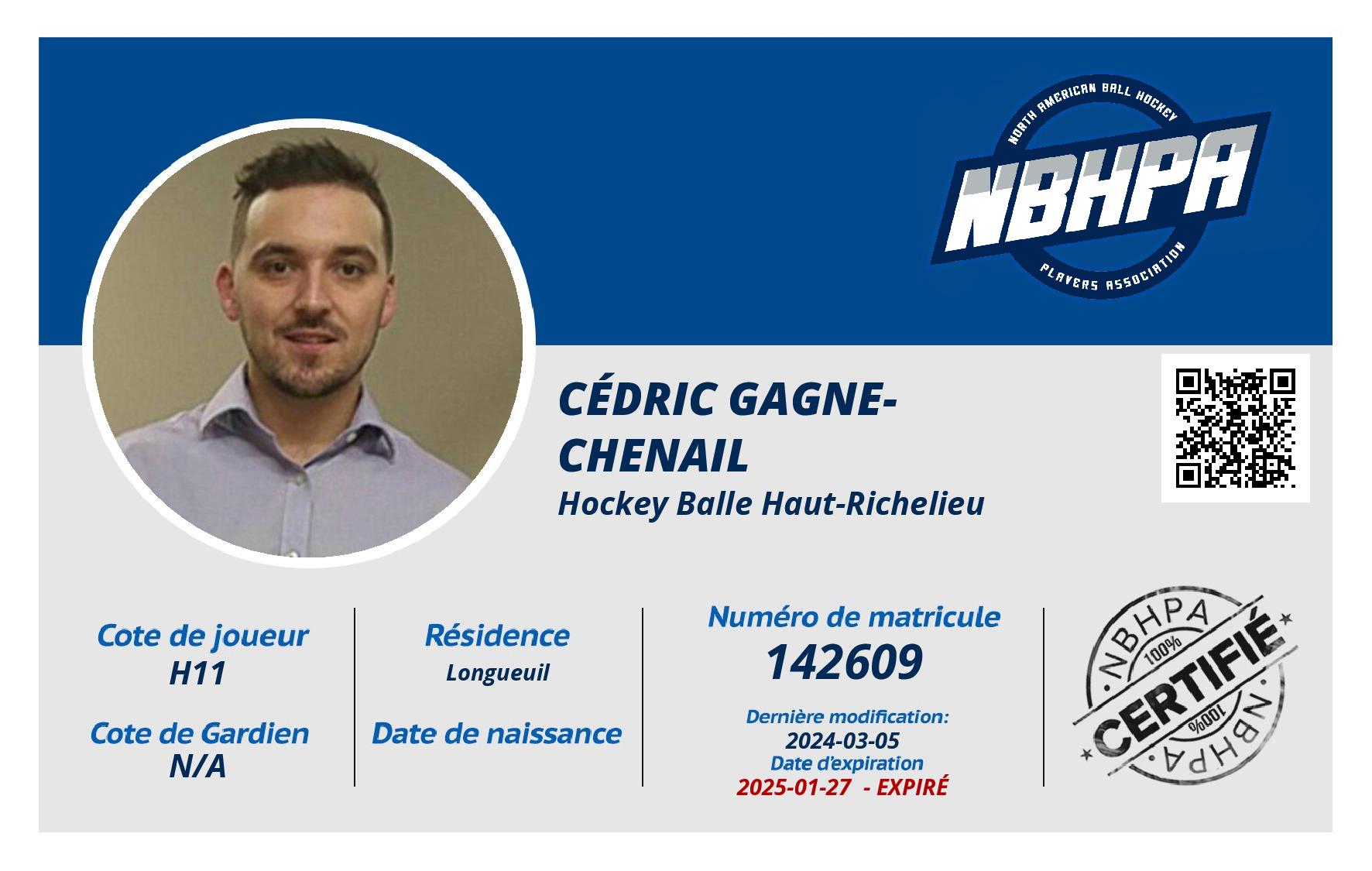Cédric Gagne-Chenail