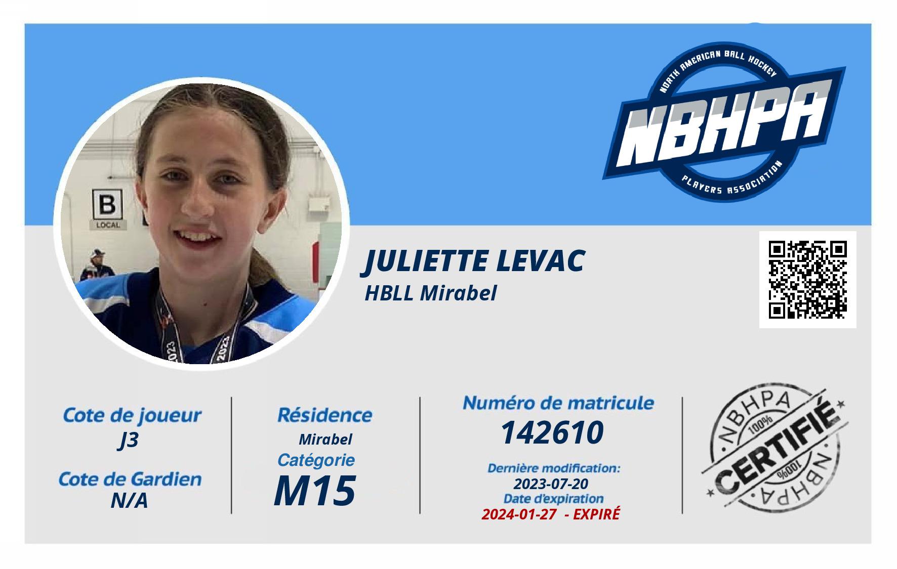 Juliette Levac
