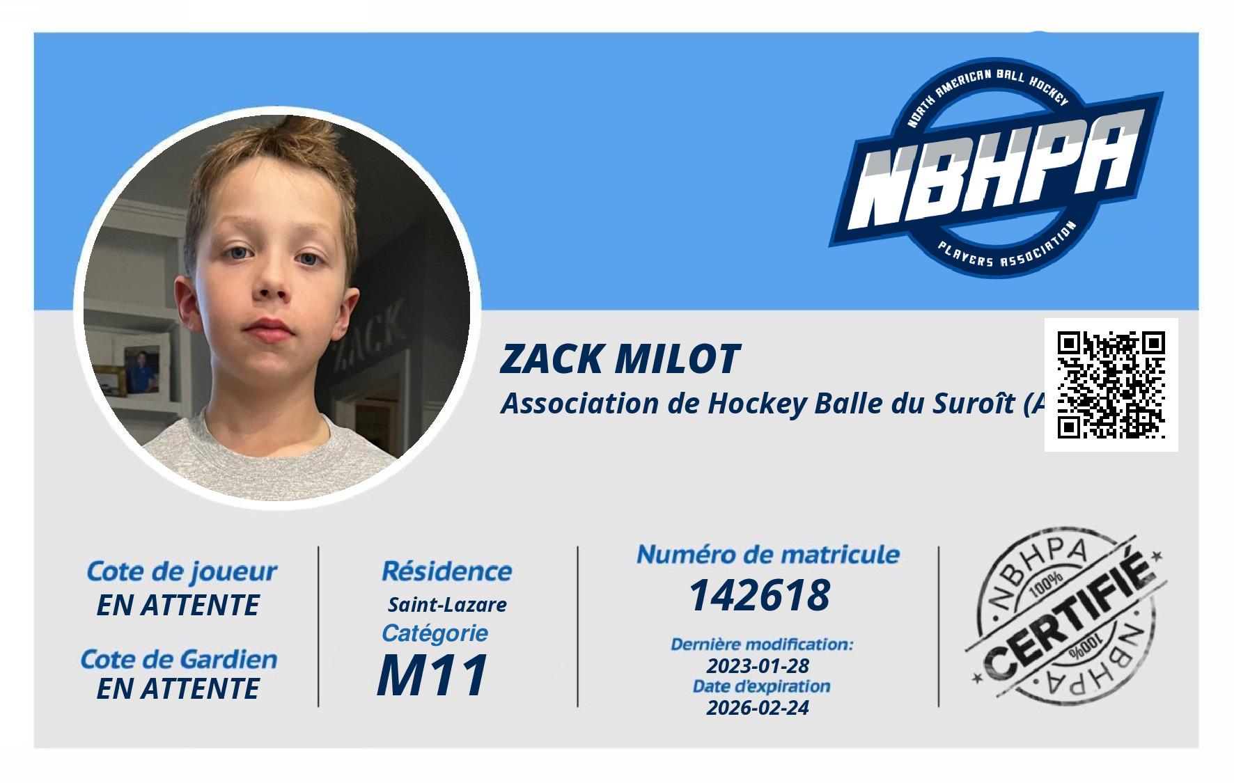 Zack Milot