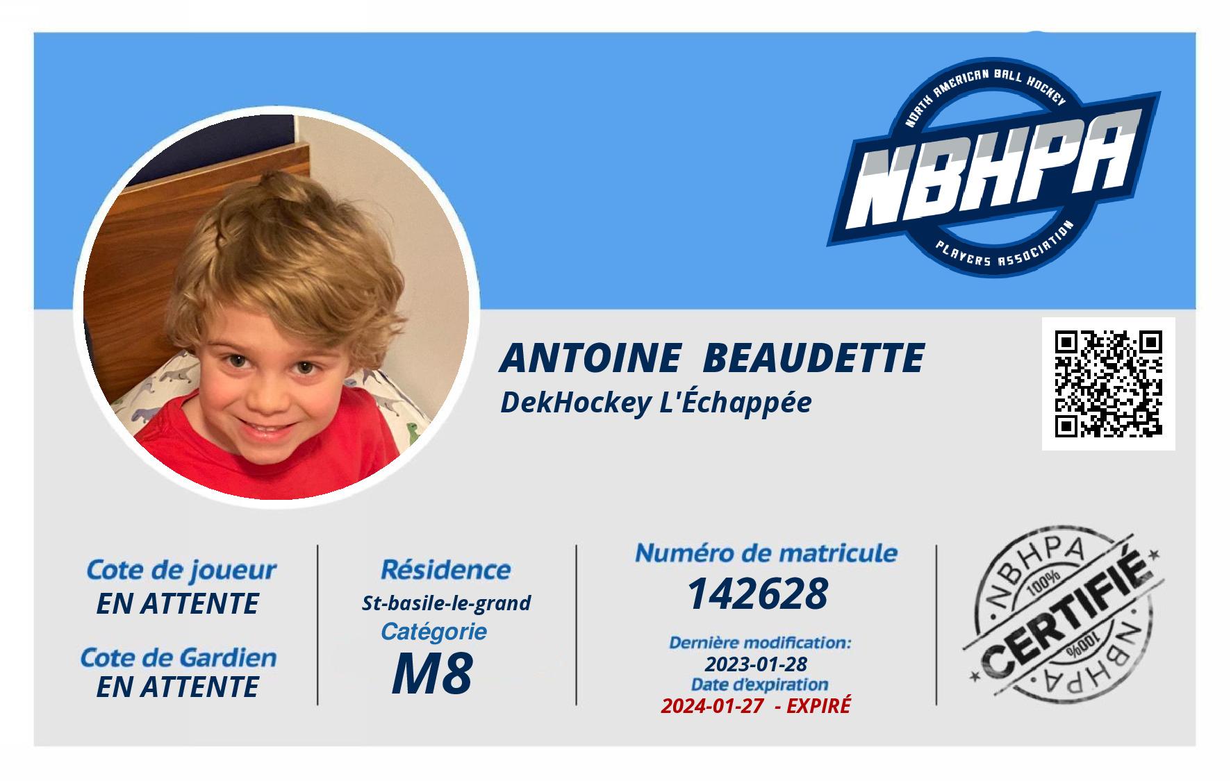 Antoine  Beaudette