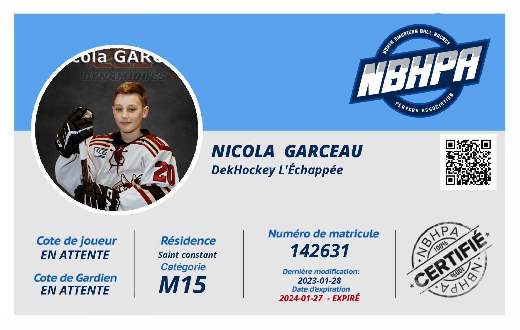 Nicola  Garceau 