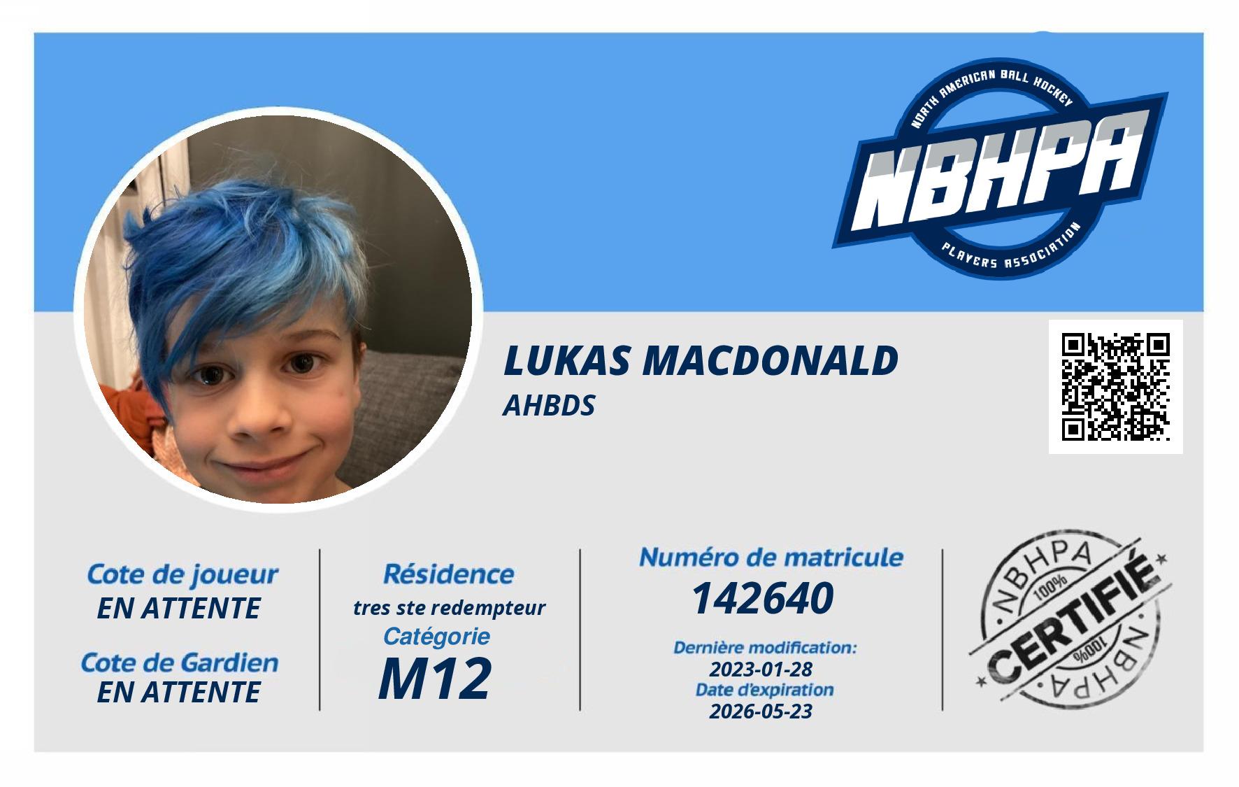 Lukas MacDonald