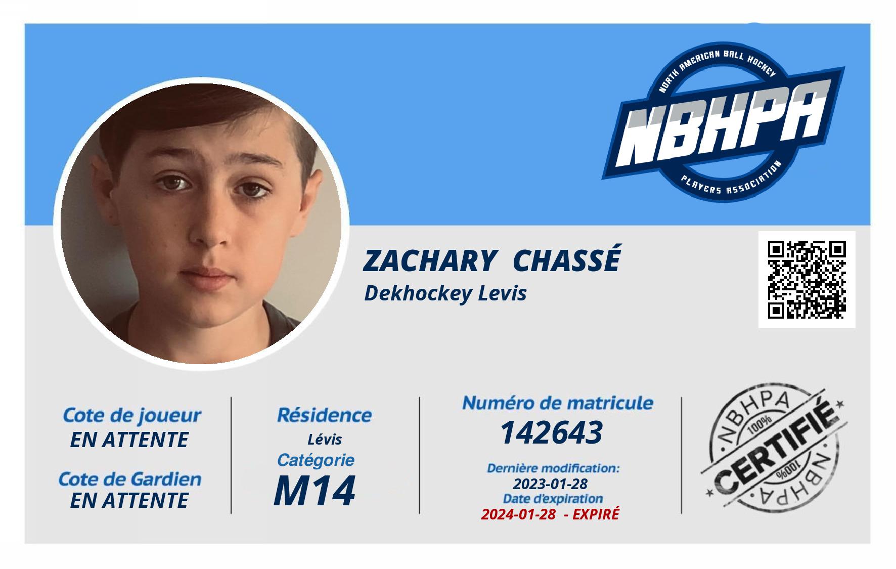Zachary  Chassé