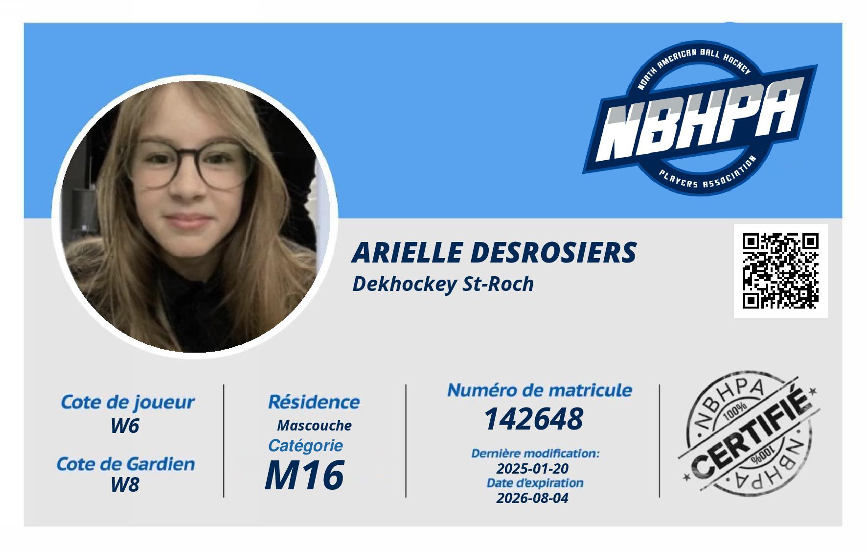 Arielle Desrosiers