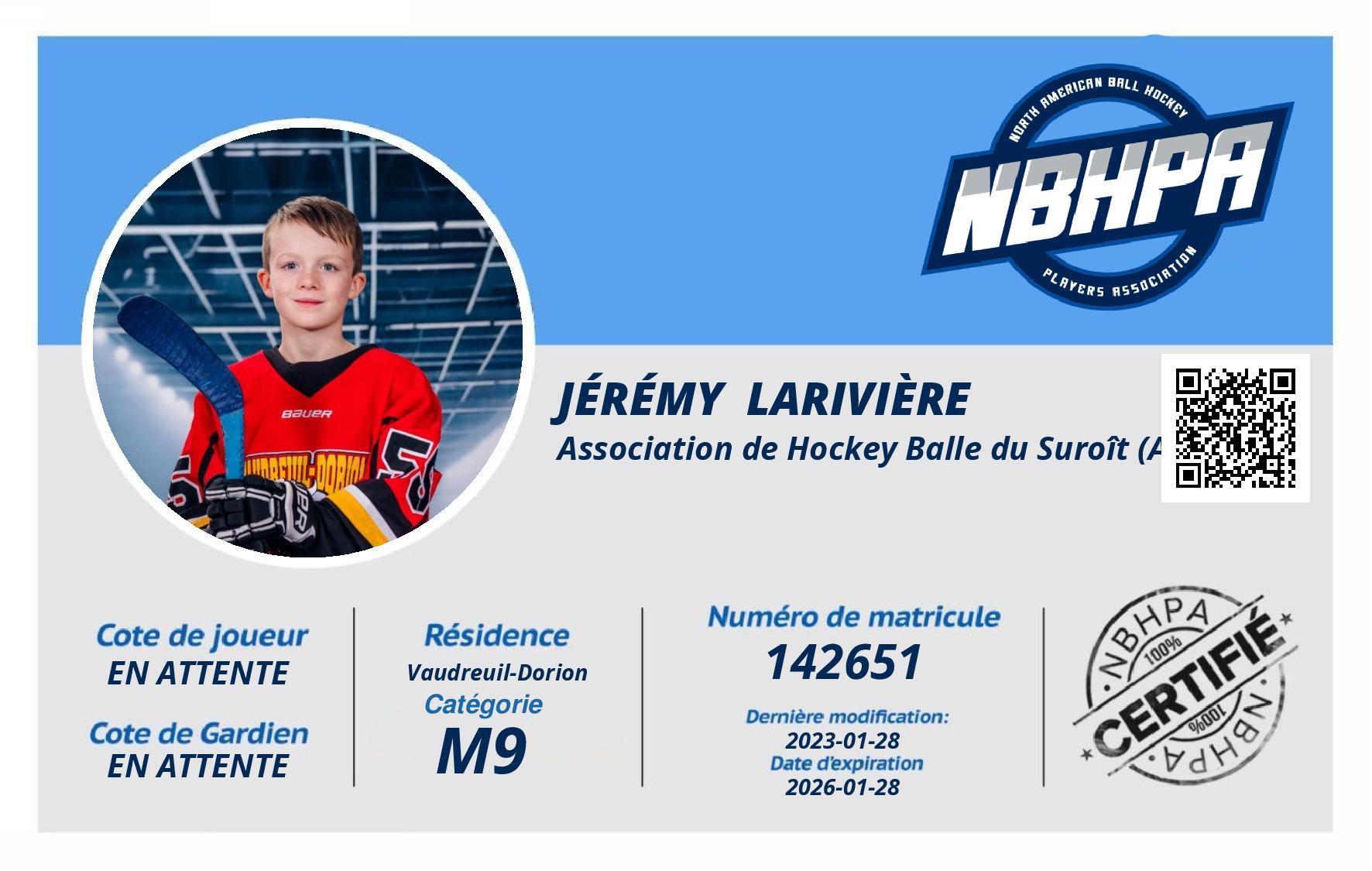 Jérémy  Larivière