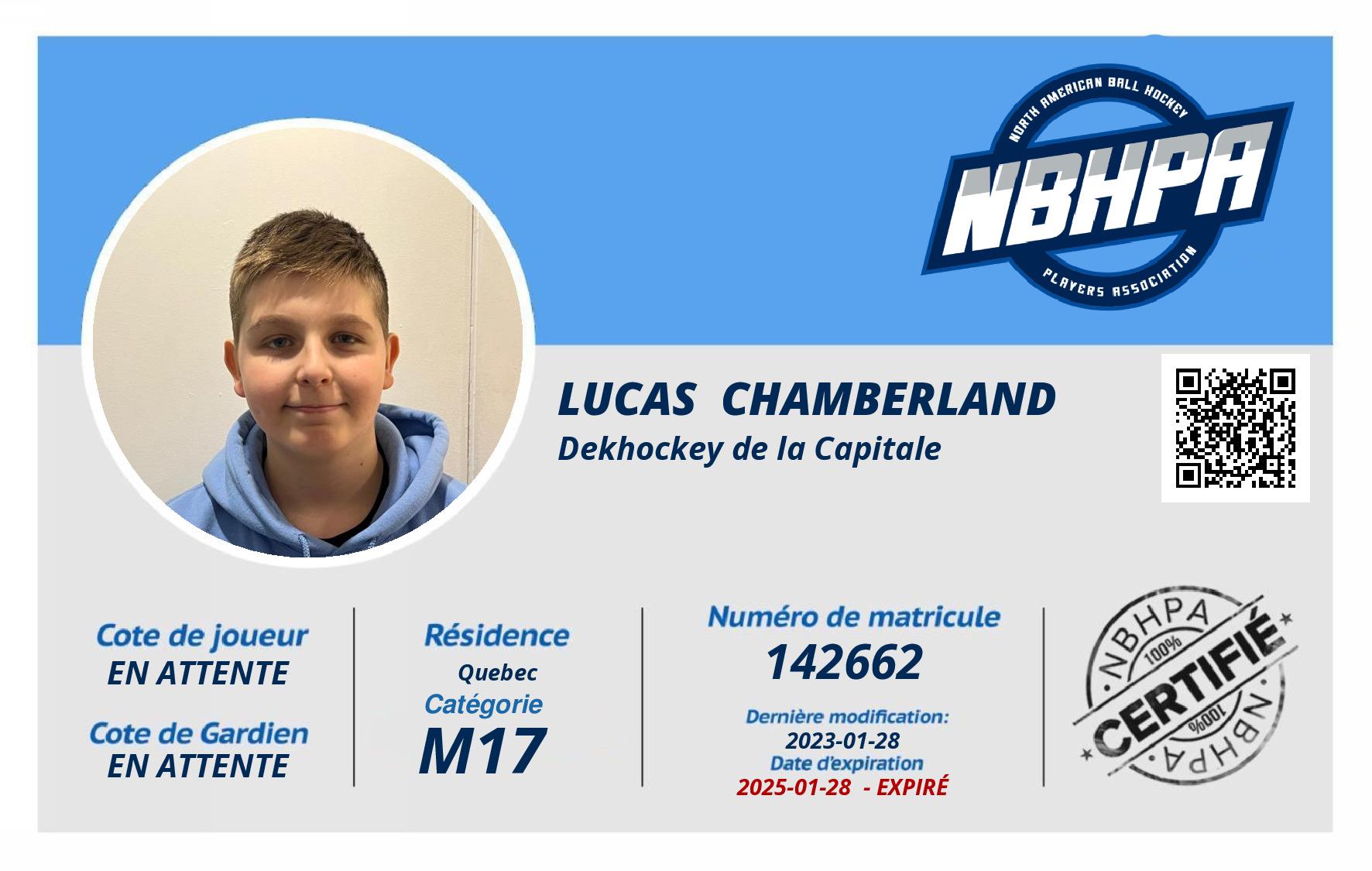 Lucas  Chamberland 