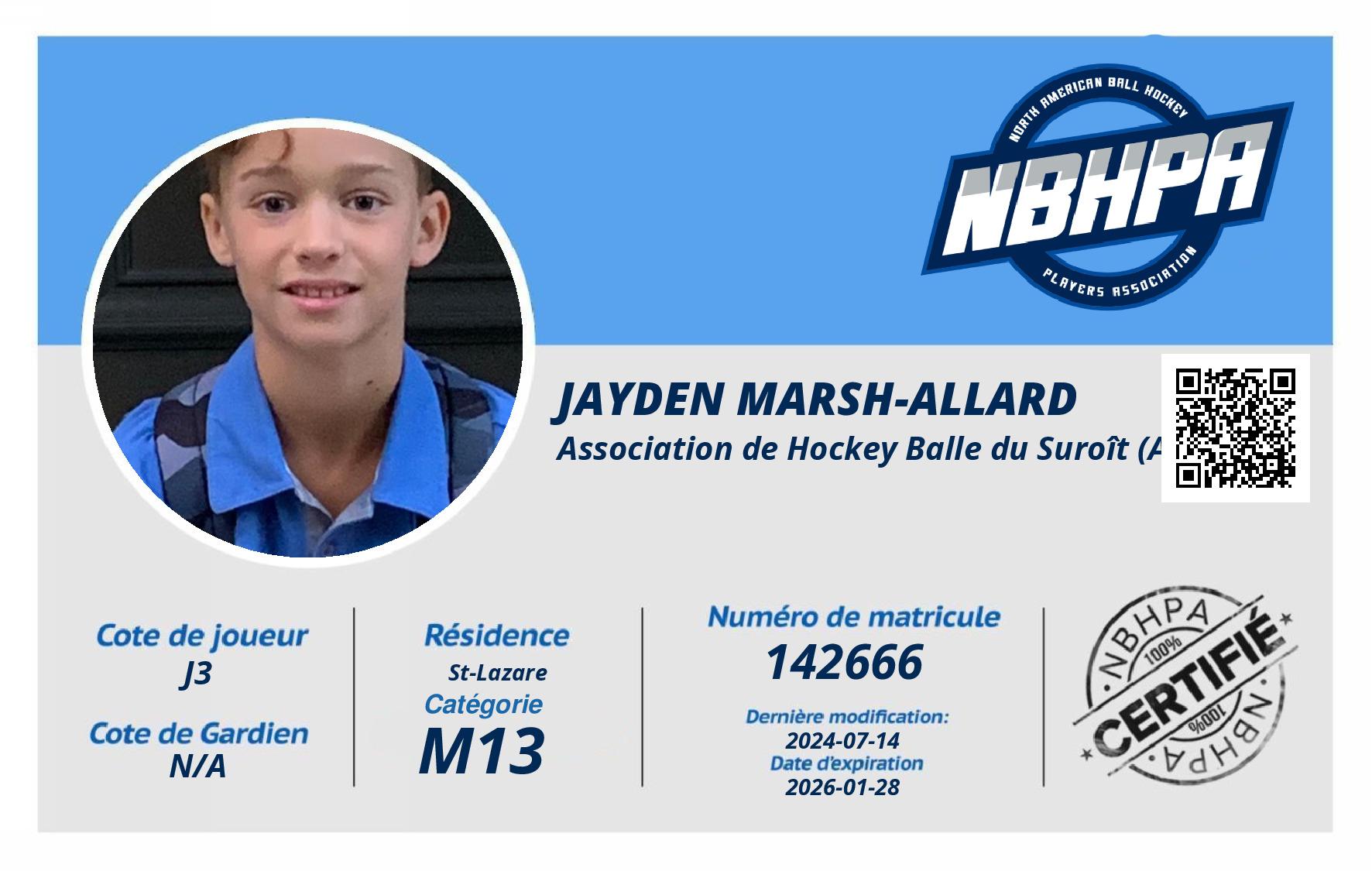 Jayden Marsh-Allard