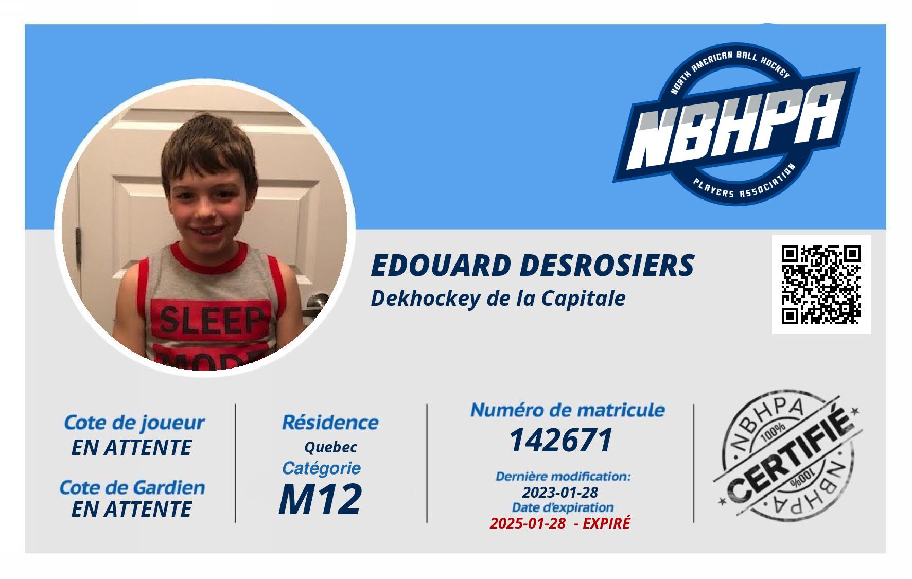 Edouard Desrosiers