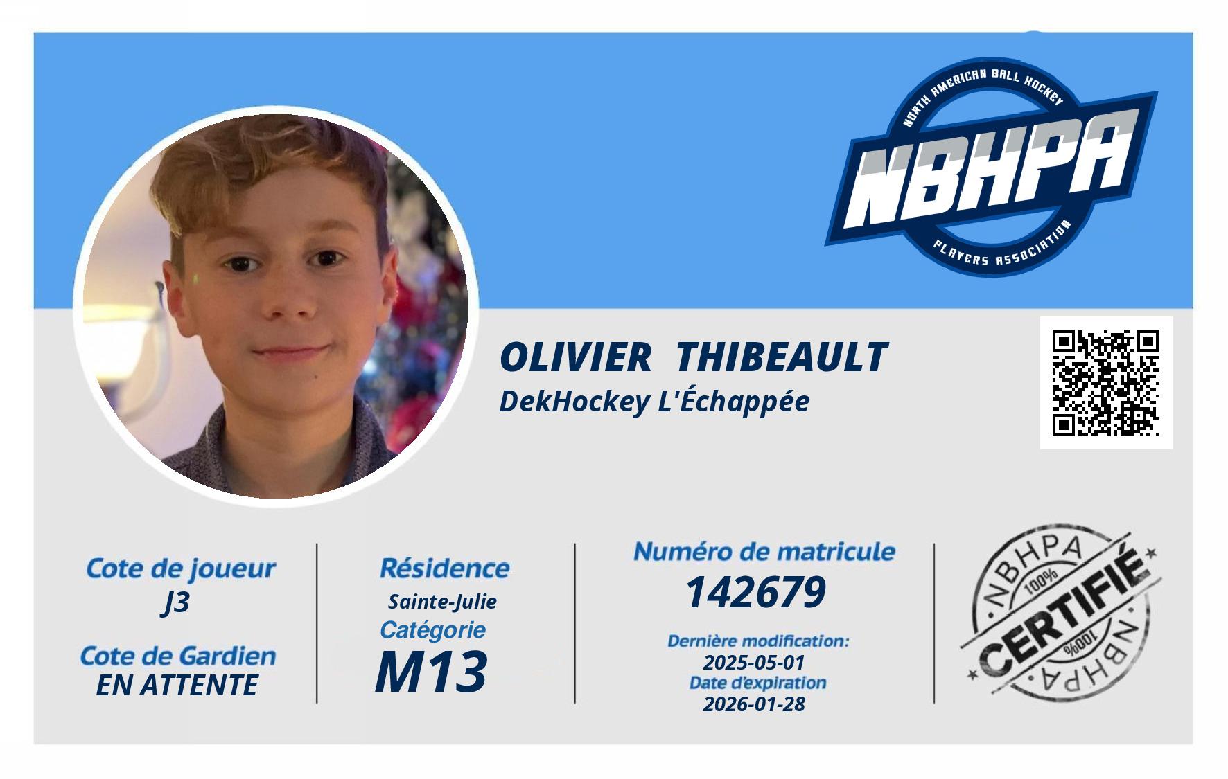 Olivier  Thibeault 