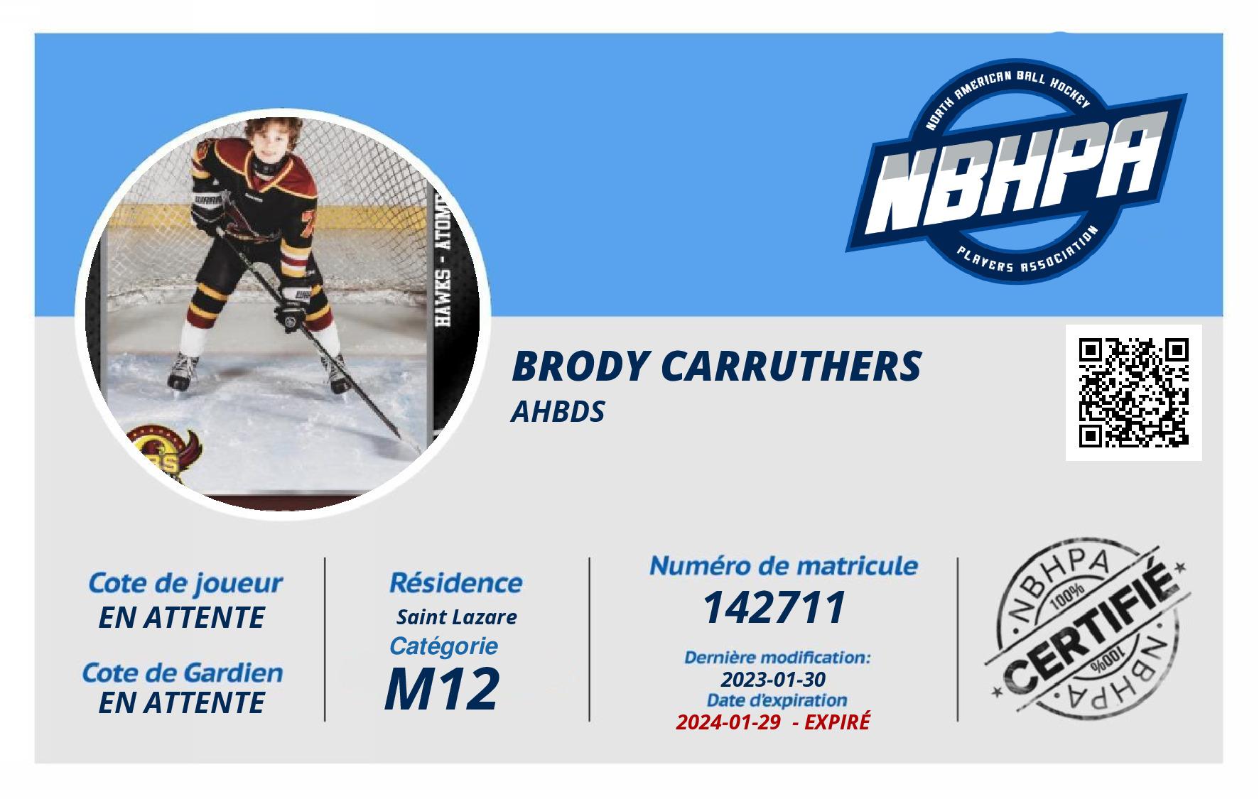 Brody Carruthers
