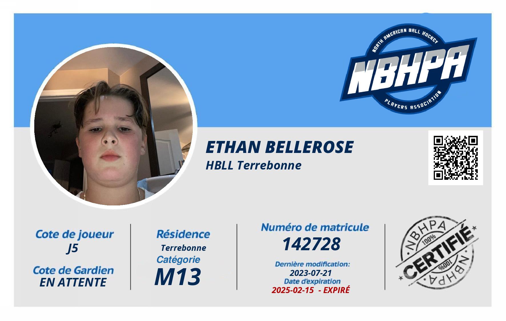 Ethan Bellerose