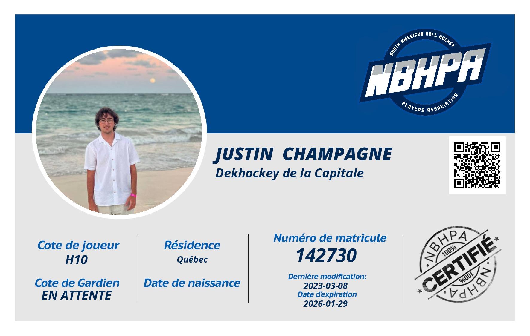 Justin  Champagne