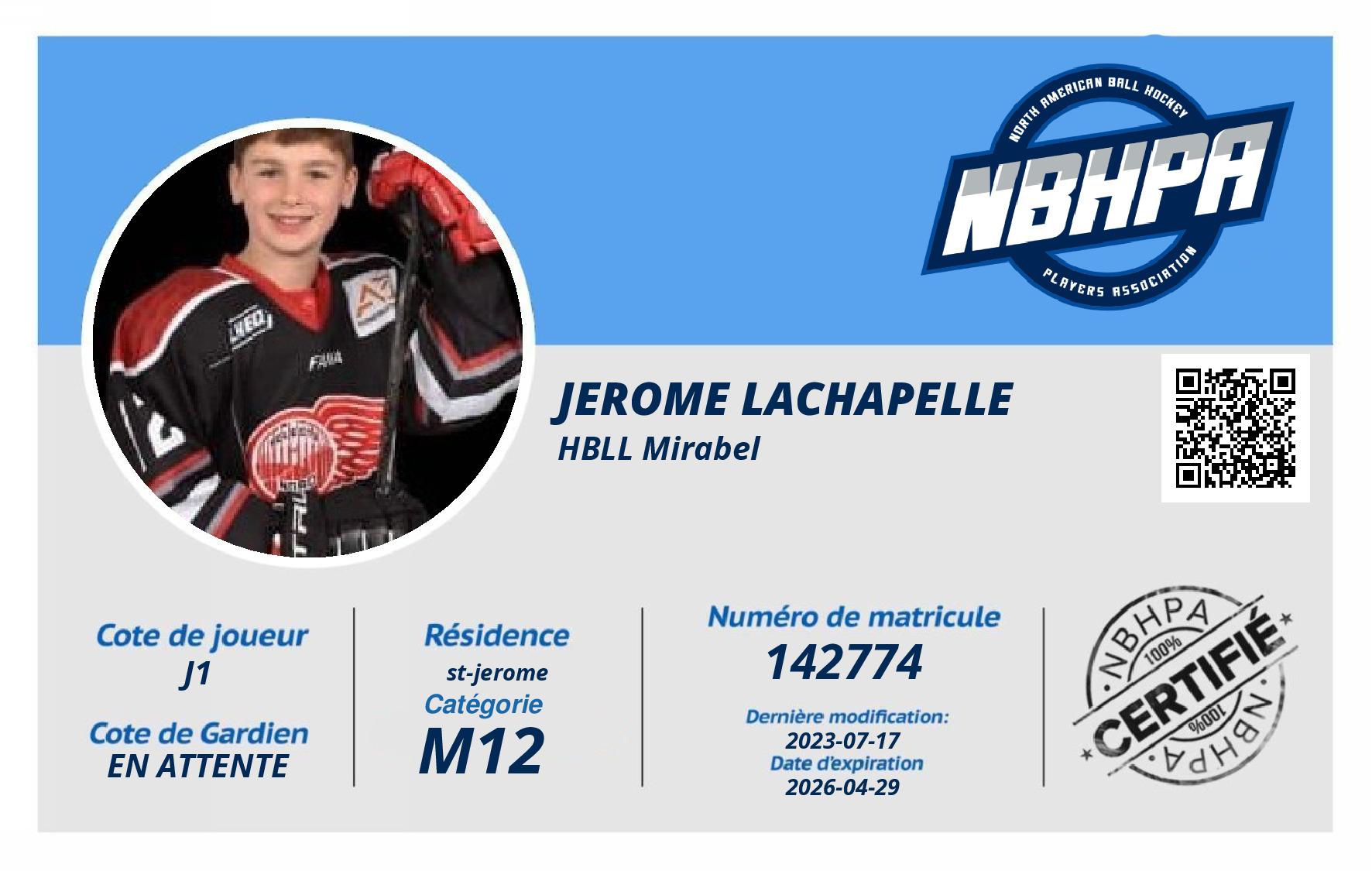 Jerome Lachapelle