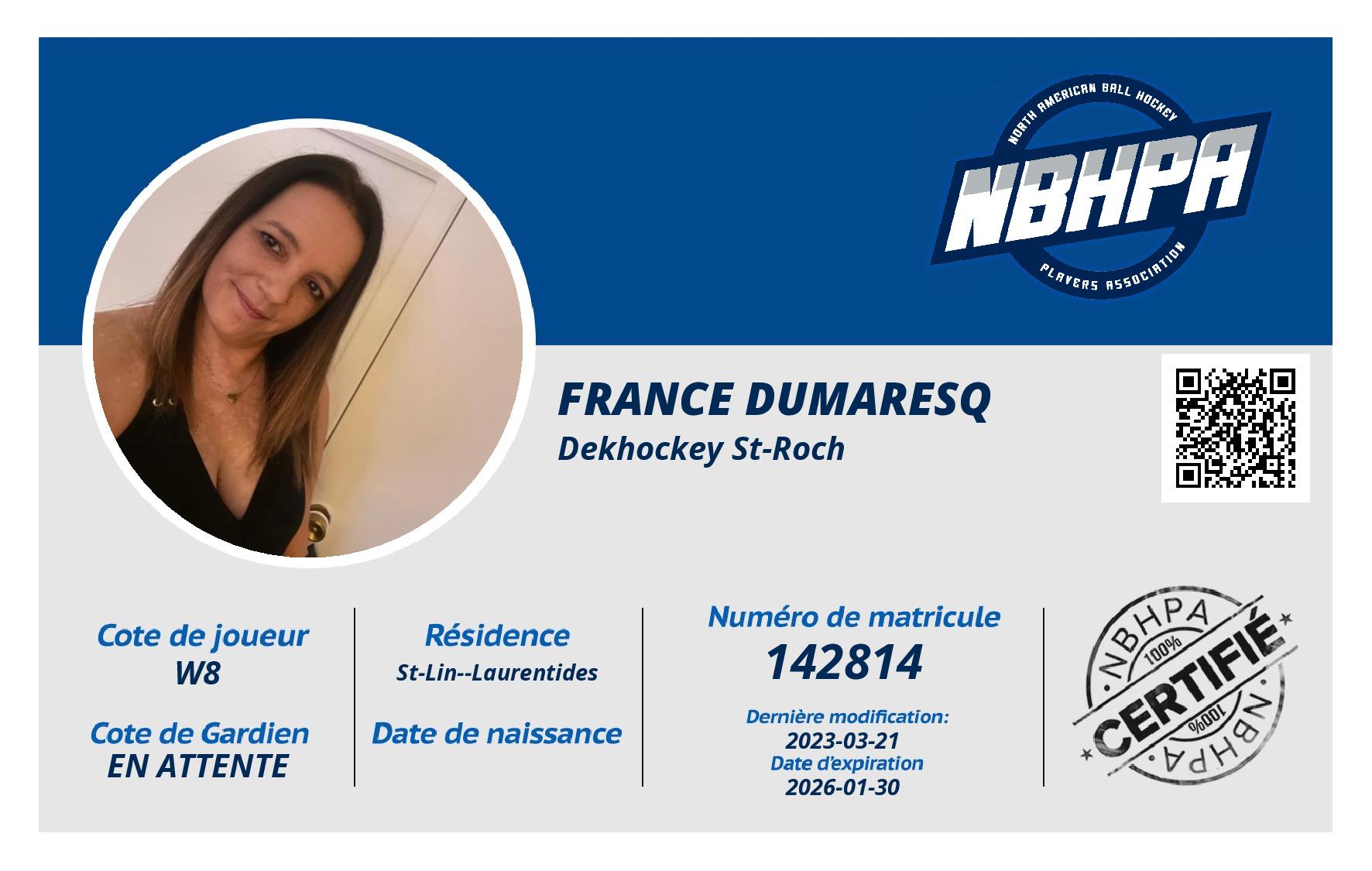 France Dumaresq 
