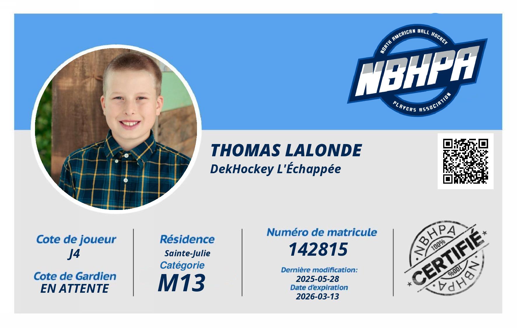 Thomas Lalonde