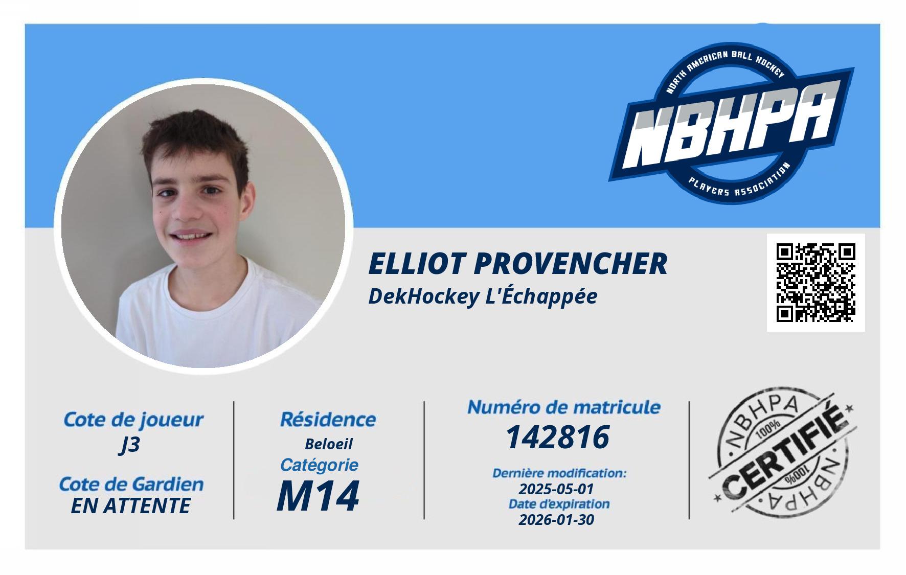 Elliot Provencher